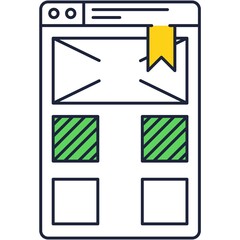 Mobile website software develop web design icon