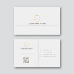 Wall Mural - Business card design template, Clean professional business card template, visiting card, business card template.