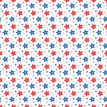 American Independence Day Seamless Pattern