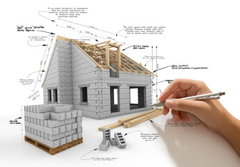 Wall Mural - Professional writing technical construction specifications