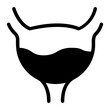bladder glyph icon