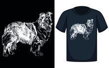 Animal Pedigree Dog Collie Pet Breed Purebred Canine T Shirt
