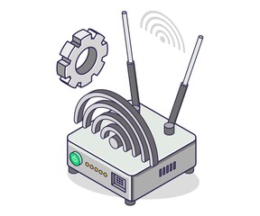 Poster - Router for wifi signal