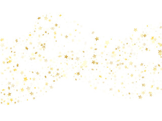 Wall Mural - magic gold sparkle texture vector star background.