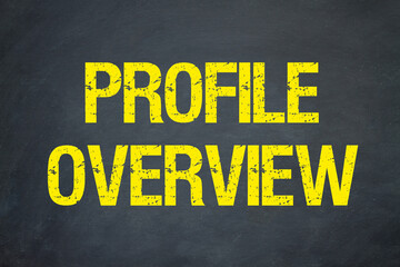 Sticker - Profile overview