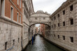 The famous Bridge of Sighs in Venice
