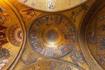 Wall Mural - Ceiling mosaics of the St Mark's Basilica in Venice