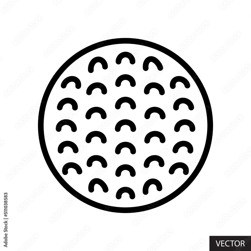 Golf ball vector icon in line style design for website design, app, UI ...