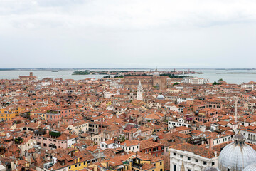 Wall Mural - View of Venice from the St Mark's Campanile