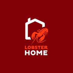 Wall Mural - Home Lobster Logo