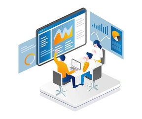 Poster - Meeting for discussion on investment business analysis