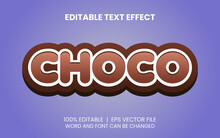 Chocolate Editable Text Effect Template