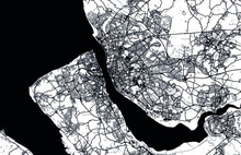 Map Of The City Of Liverpool. Vector Illustration
United Kingdom