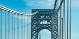 The George Washington Bridge between New Jersey and Manhattan