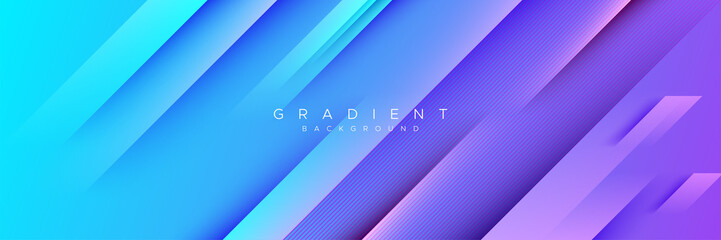 Poster - Gradient blue background with abstract polygonal style modern corporate concept template vector