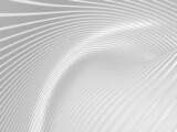 Fototapeta  - White stripe waves pattern futuristic background