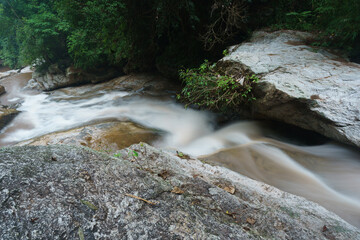 Mae Sa waterfall Near Chiangmai city, Chiang Mai, North in Thailand