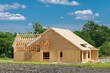 new unfinished plywood house