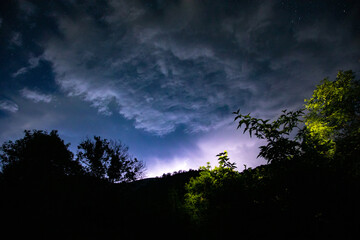 Wall Mural - stars in the night sky