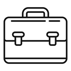 Poster - Study briefcase icon outline vector. Degree education