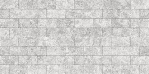 Poster - Seamless vintage cottagecore whitewashed limestone marble tiles background texture. Tileable shabby chic natural stone wall, floor, wallpaper pattern or flatlay backdrop. High resolution 3D Rendering.