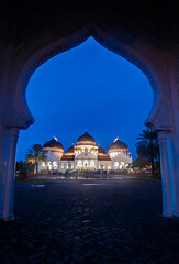 Wall Mural - Mesjid Raya Baiturrahman, The Baiturrahman Great Mosque, the biggest mosque in Banda Aceh, Nangroe Aceh Darussalam, Indonesia