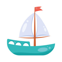 Sticker - sailboat ship transport