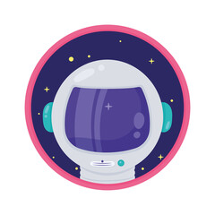 Poster - astronaut space outer sticker