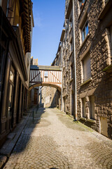 Wall Mural - Street in the city of Saint-Malo, Brittany, France