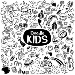 Poster - Doodle cute for kids vector illustration