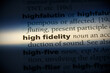 high fidelity