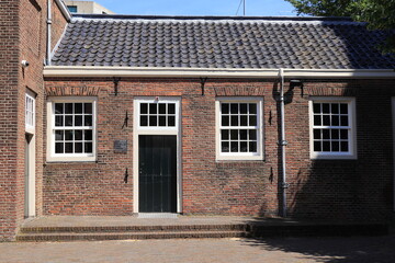 Wall Mural - Amsterdam Portuguese Synagogue Courtyard Brick Building Facade, Netherlands