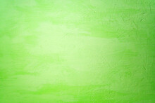 Green Craquelure Texture. Green Peeled Paint. Concrete Surface For Design
