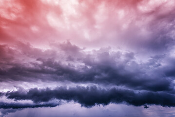 Wall Mural - storm and rain clouds, bad weather