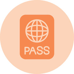 Sticker - Passport Icon