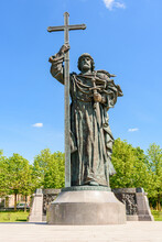 Monument To Vladimir The Great In Moscow, Russia