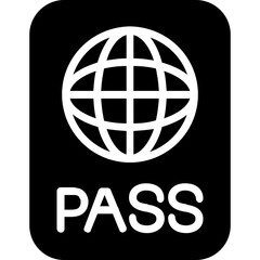 Sticker - Passport Icon