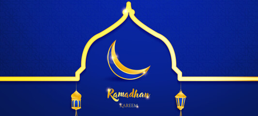 Wall Mural - Ramadan vector background. Arabic calligraphic text of Ramadan Kareem. Eid Al fitr, Eid Mubarak, Eid Al Adha mubarak background design