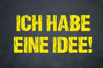 Poster - Ich habe eine Idee!