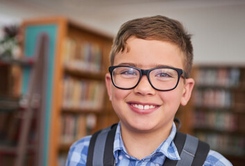 Poster - Youre looking at one of tomorrows leaders. Portrait of a young boy at school.