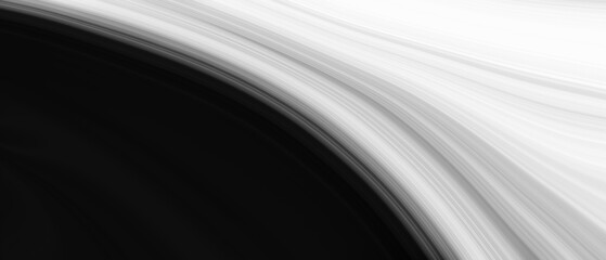 Wall Mural - White and black color abstract motion art background