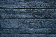 Flat surface charred wood wall background.