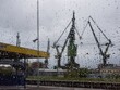 Port cranes in Gdańsk