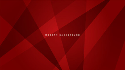 Wall Mural - Abstract red geometric shapes background. Vector abstract graphic design banner pattern presentation background web template.