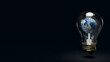 © niphon - The earth in bulb  for business or sci concept 3d rendering