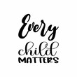 © nurfa - every child matters black letter quote