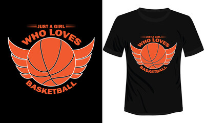 Wall Mural - Basketball T-shirt Design Vector Illustration