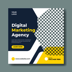 Digital marketing agency social media post banner 