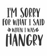 © Charvak - I'm Sorry For What I Said When I Was Hangry
