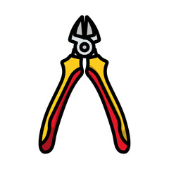 Wall Mural - Side Cutters Icon